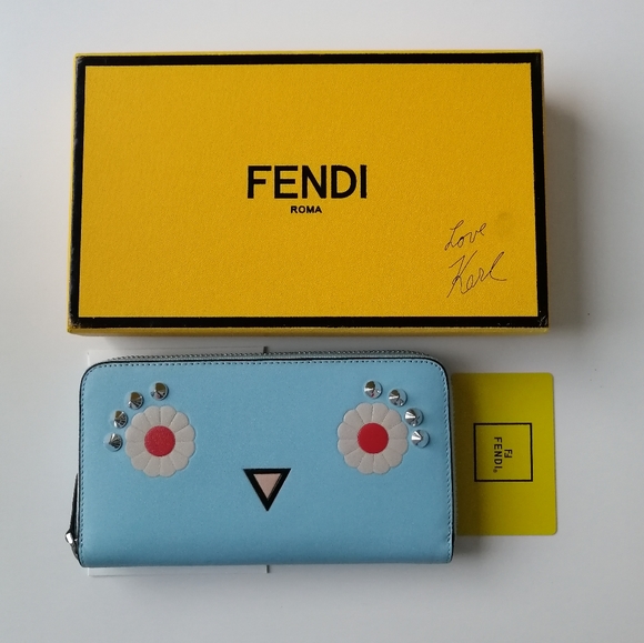 Fendi Handbags - Like new Fendi blue wallet